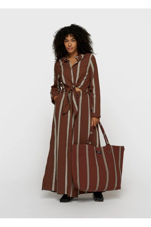 10 DAYS PANTALON WIDE LEG STRIPES