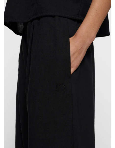 10 DAYS PANTALON FLOWY LINEN