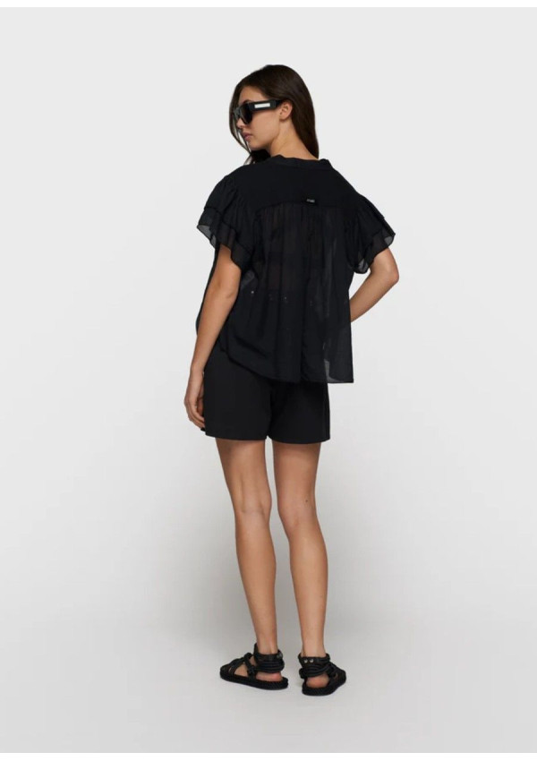 10 DAYS TOP A-LINEN RUFFLE