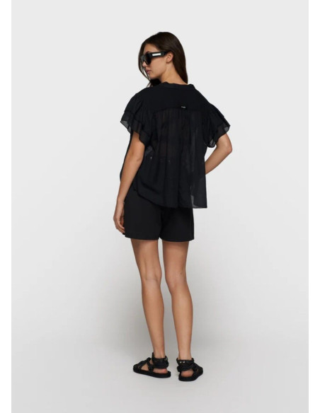 10 DAYS TOP A-LINEN RUFFLE