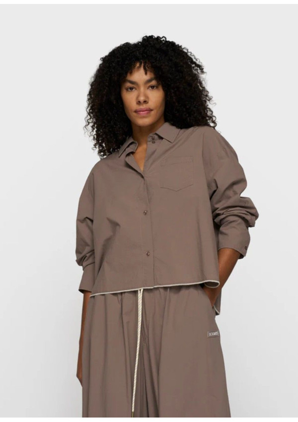 10 DAYS CAMISA CROPPED POPLIN