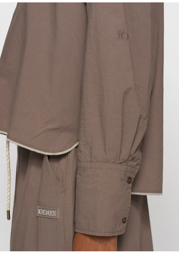 10 DAYS CAMISA CROPPED POPLIN