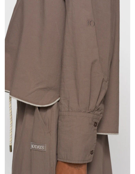 10 DAYS CAMISA CROPPED POPLIN