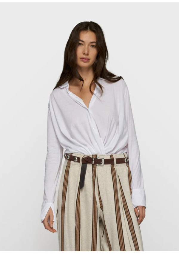 10 DAYS BLUSA WRAP BLANCA