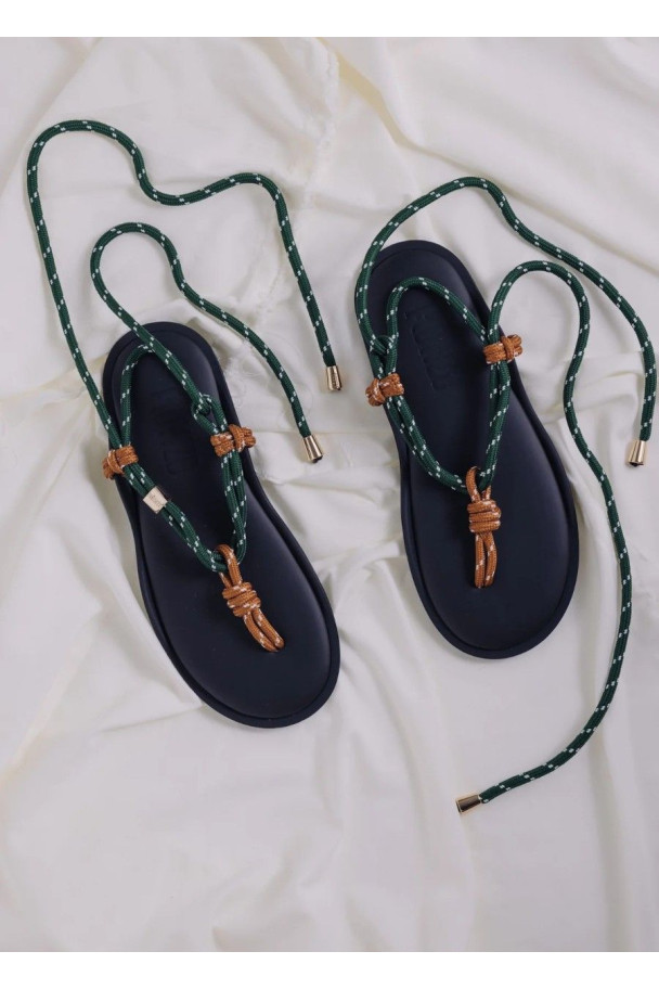 FLOWZE SANDALIA TWIN HAZELNUT/FOREST GREEN