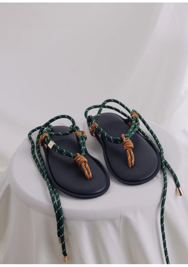 FLOWZE SANDALIA TWIN HAZELNUT/FOREST GREEN