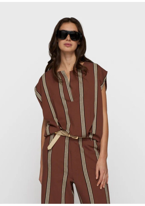 10 DAYS TOP BALLOON STRIPES