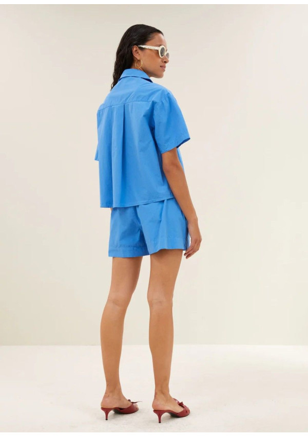 BY BAR BLUSA MARA POPLIN REGATA BLUE