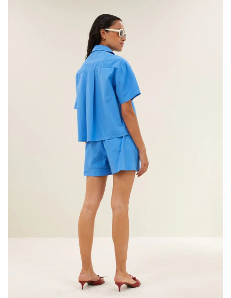 BY BAR BLUSA MARA POPLIN REGATA BLUE