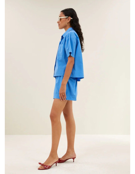BY BAR BLUSA MARA POPLIN REGATA BLUE