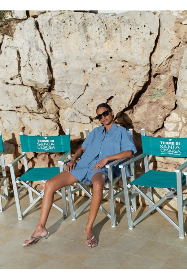 BY BAR SHORTS LIO POPLIN REGATA BLUE