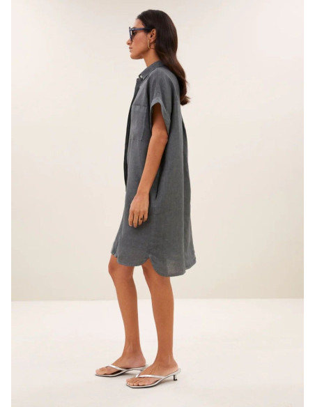 BY BAR VESTIDO HEILA CHARCOAL