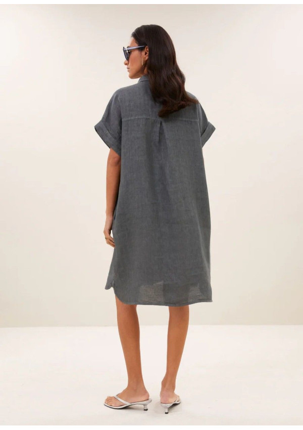 BY BAR VESTIDO HEILA CHARCOAL