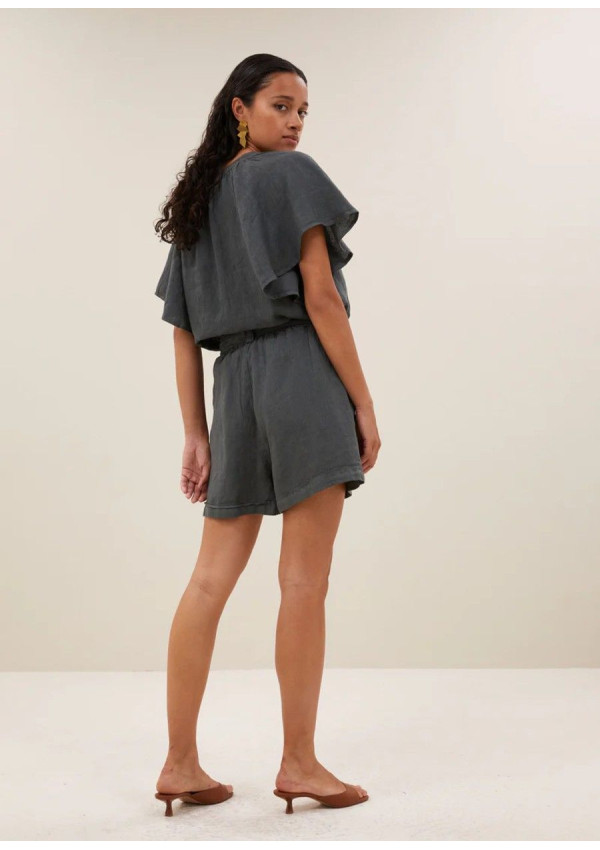 BY BAR SHORTS JUNE CHARCOAL