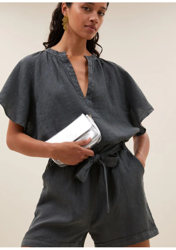 BY BAR SHORTS JUNE CHARCOAL