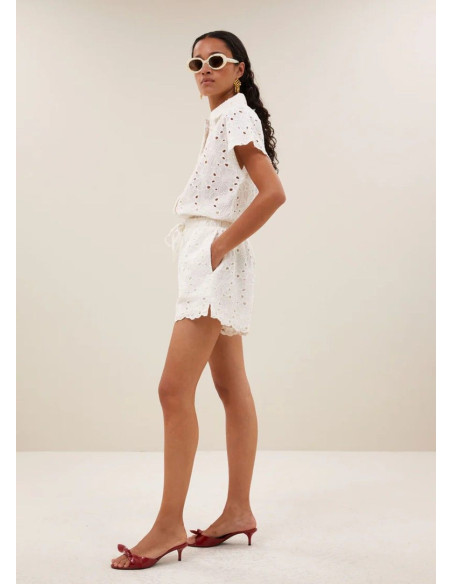 BY BAR SHORTS ISA FLOWER OFF WHITE