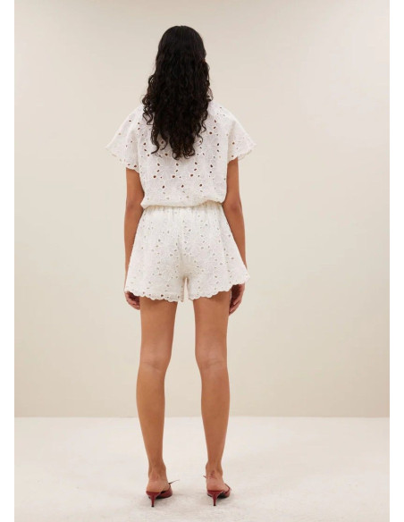 BY BAR SHORTS ISA FLOWER OFF WHITE