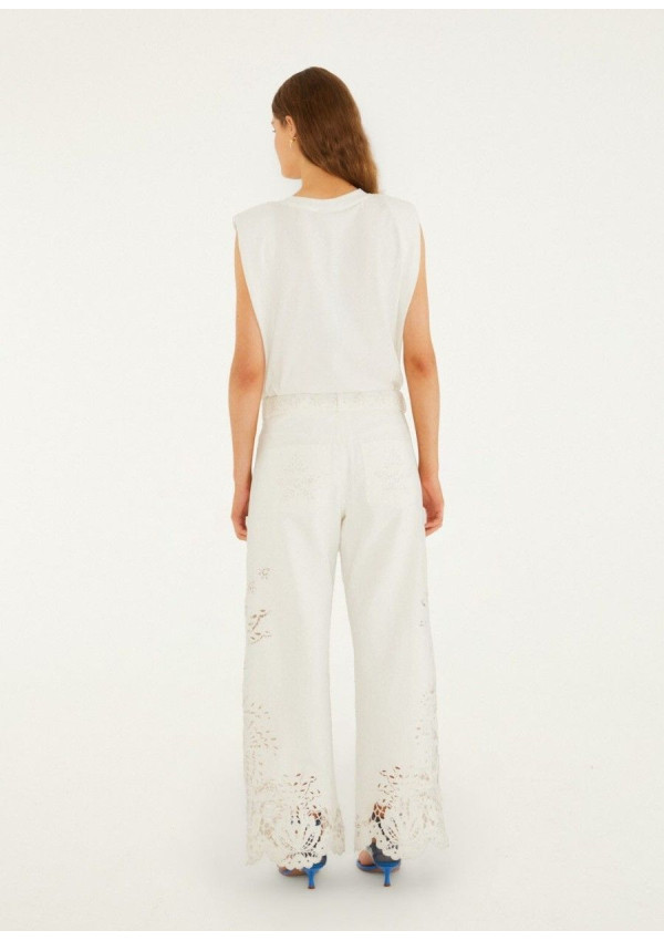FARM RIO PANTALÓN BOHO OFF-WHITE