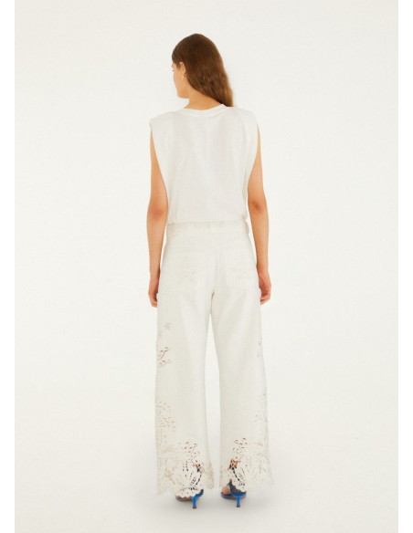 FARM RIO PANTALÓN BOHO OFF-WHITE