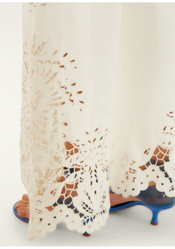 FARM RIO PANTALÓN BOHO OFF-WHITE