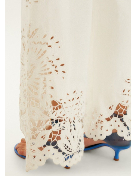 FARM RIO PANTALÓN BOHO OFF-WHITE