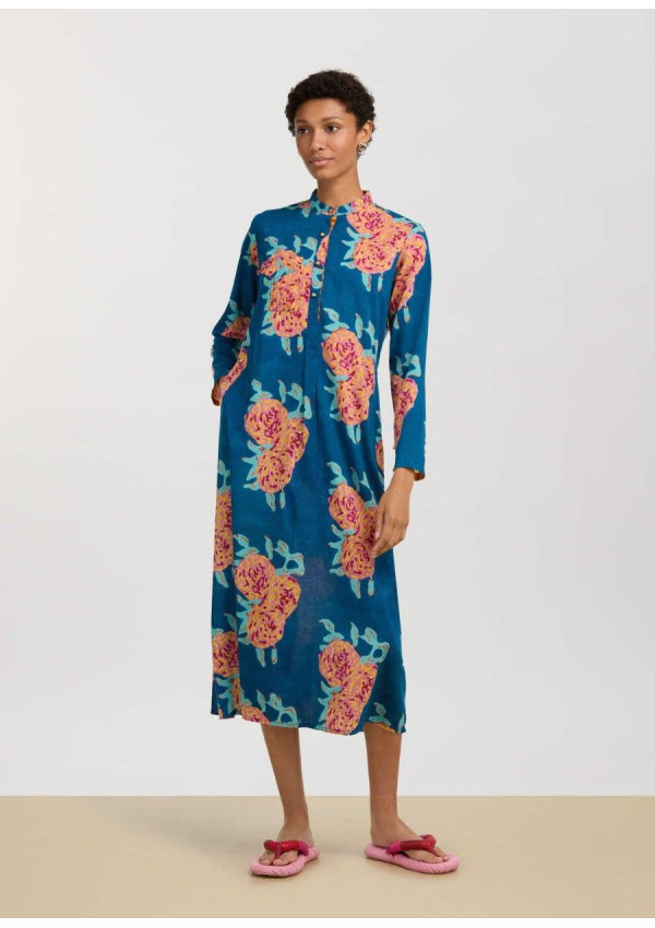 LISA CORTI LONG KURTA FLORES