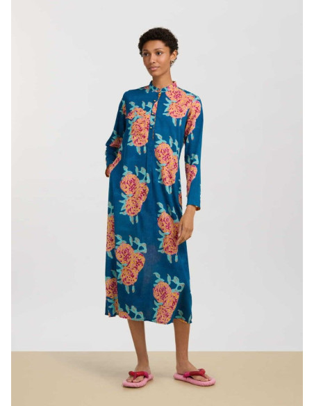 LISA CORTI LONG KURTA FLORES