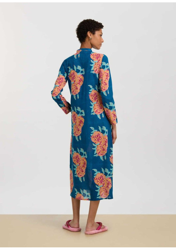 LISA CORTI LONG KURTA FLORES