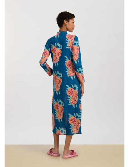 LISA CORTI LONG KURTA FLORES