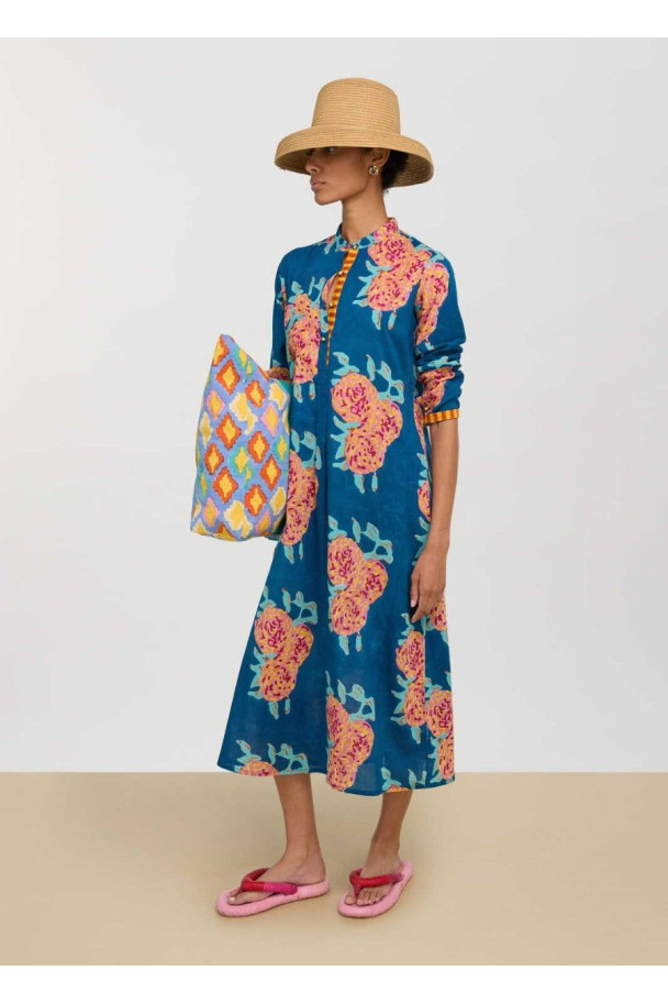 LISA CORTI LONG KURTA FLORES