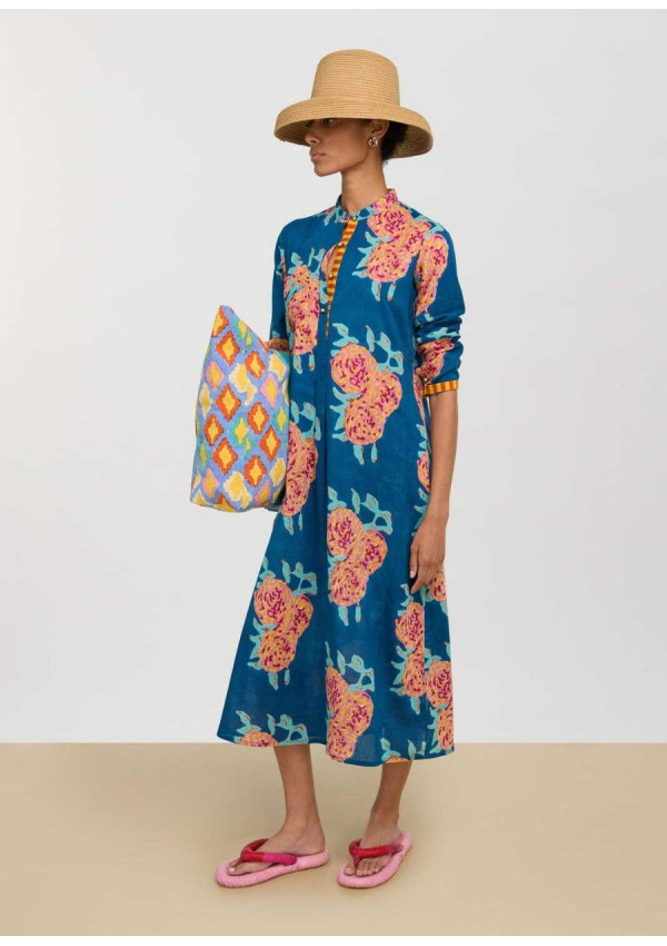 LISA CORTI LONG KURTA FLORES