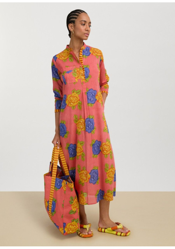 LISA CORTI LONG KURTA OLD PINK