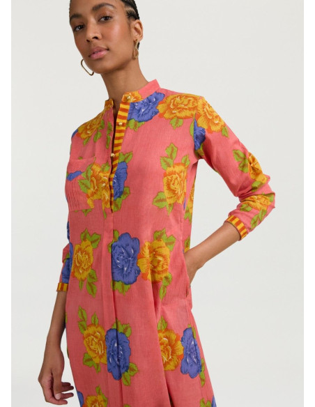 LISA CORTI LONG KURTA OLD PINK