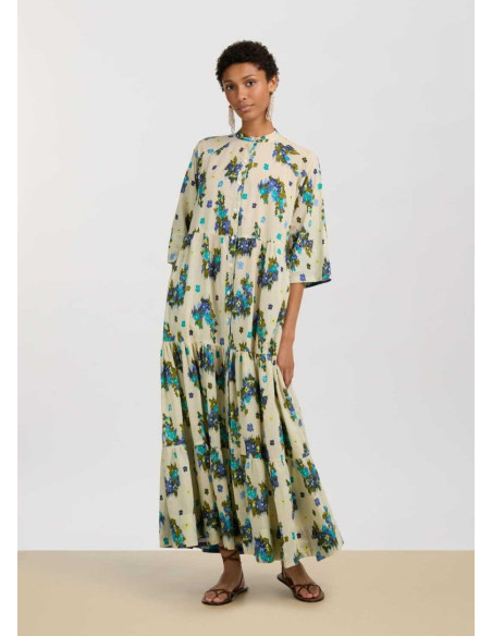 LISA CORTI VESTIDO RAMBAGH IVORY