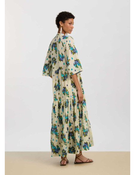 LISA CORTI VESTIDO RAMBAGH IVORY