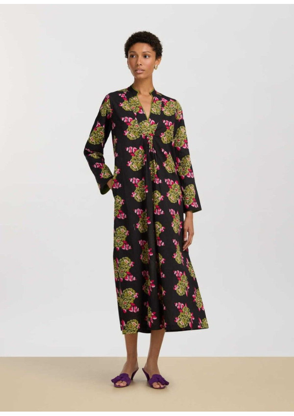 LISA CORTI RADHA CAFTAN BLACK