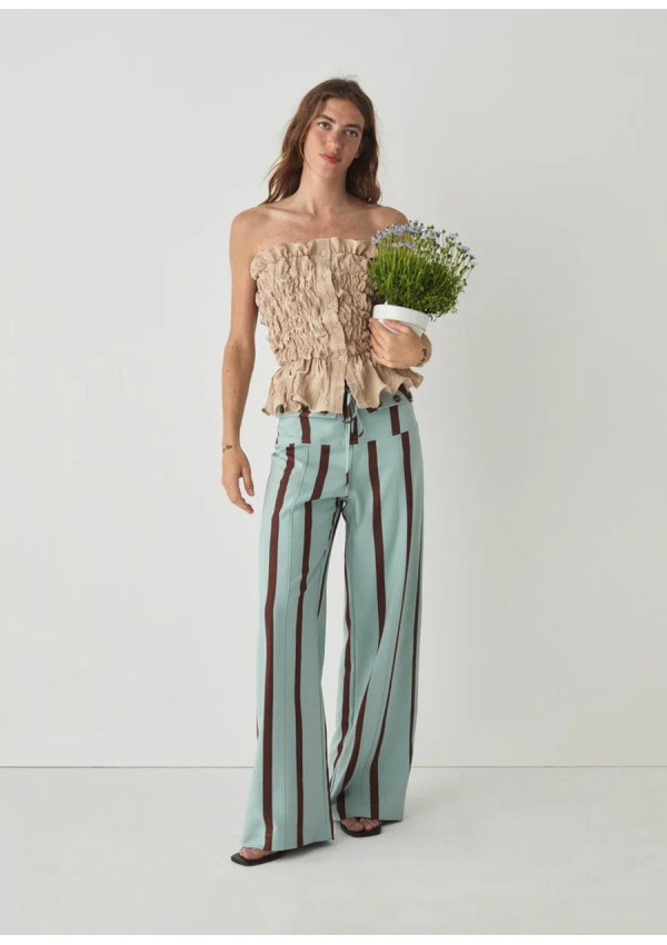 LAAGAM PANTALON TASHI TURQUOISE
