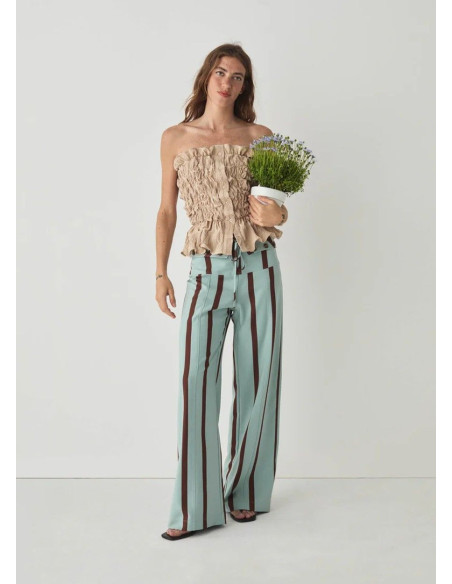 LAAGAM PANTALON TASHI TURQUOISE