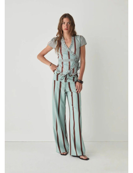 LAAGAM PANTALON TASHI TURQUOISE