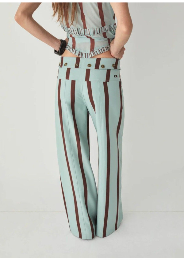 LAAGAM PANTALON TASHI TURQUOISE