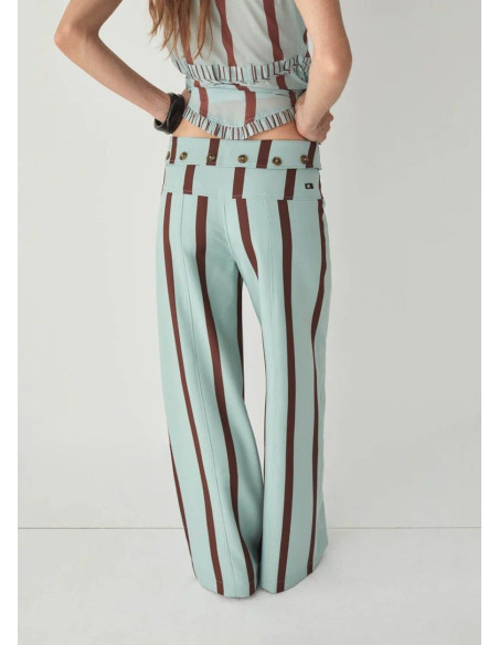 LAAGAM PANTALON TASHI TURQUOISE