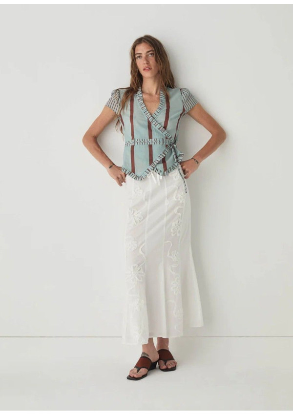 LAAGAM BLUSA ATENA TURQUOISE