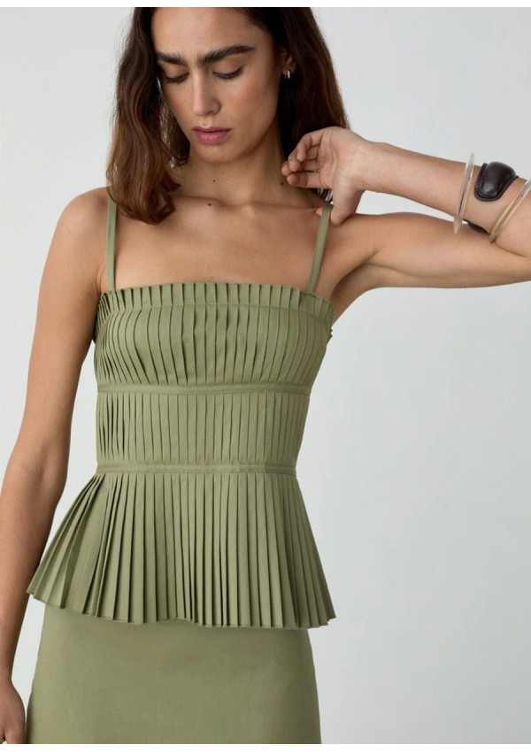 LAAGAM TOP ALMA KHAKI