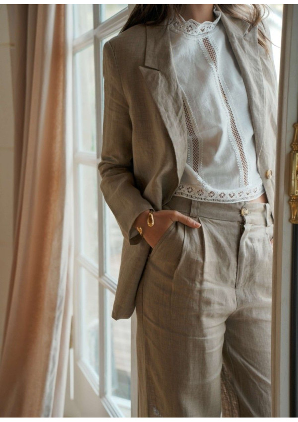 SEE U SOON PANTALON LUNA BEIGE