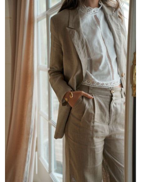 SEE U SOON PANTALON LUNA BEIGE