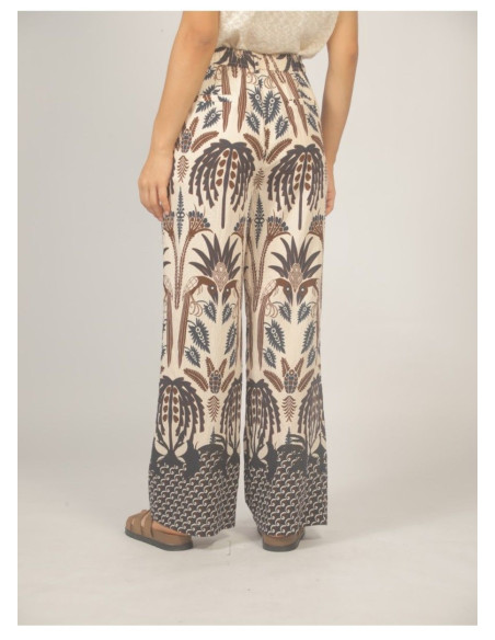 SEE U SOON PANTALON CAMILA MARRON