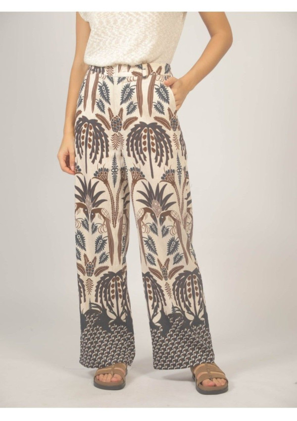 SEE U SOON PANTALON CAMILA MARRON