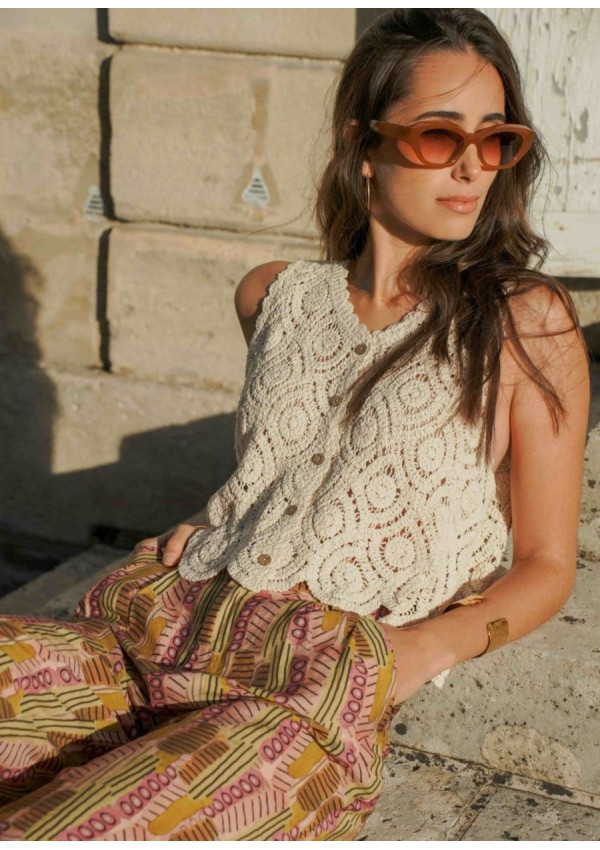 SEE U SOON CHALECO DALIA BEIGE