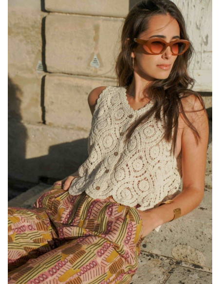 SEE U SOON CHALECO DALIA BEIGE