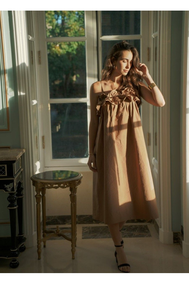 SEE U SOON VESTIDO SIENA MARRON
